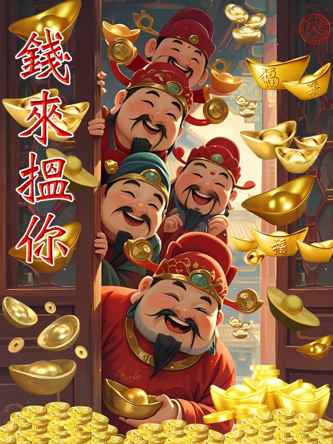 五路財神錢來搵你电子符