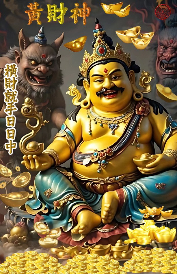 黃財神橫財就手日日中电子符
